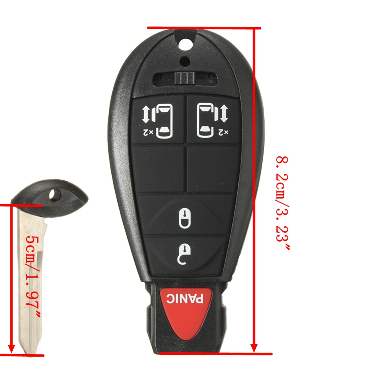 4+ 1 5 кнопки автомобиль дистанционного Управление ключ M3N5WY783X 433 MHz Smart Key брелок-кармашек для Chrysler для Dodge для Jeep