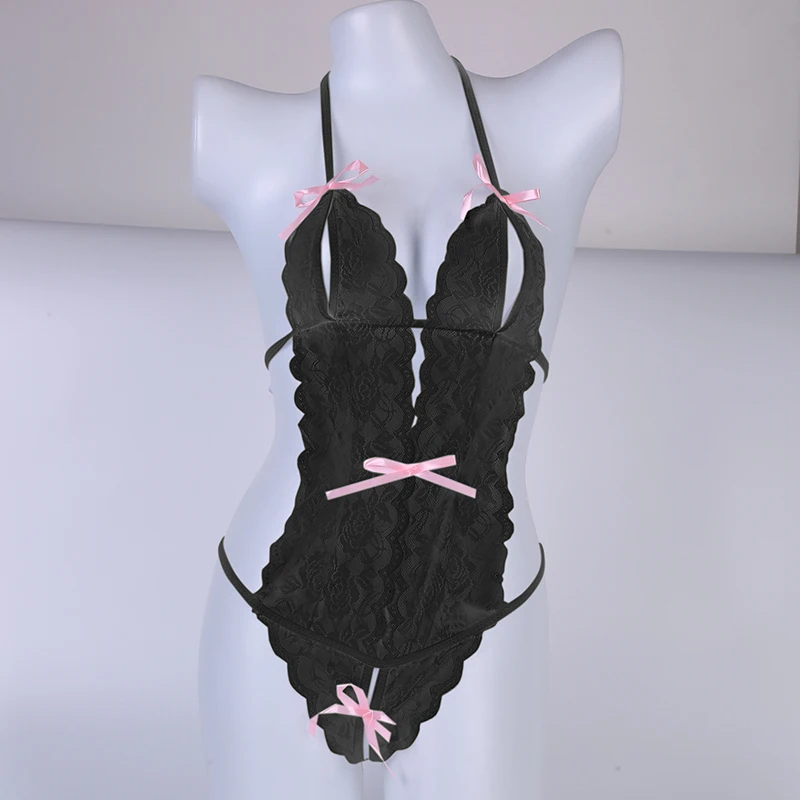

Sexy Lace Lingerie Underwear Women Nightdress Porno Costumes Sleepwear Dress