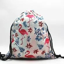 Горячая Распродажа, 3D цифровая печать, сумка на шнурке, рюкзак, сумка, единорог, для хранения покупок, рюкзак на шнурке