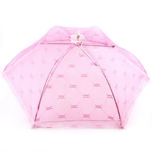 Зонтик, пищевая крышка, анти-муха, москитные кухонные инструменты для приготовления пищи, покрытие для еды, шестигранная марля, сетка для стола, дышащее покрытие для еды