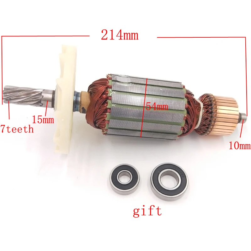  AC200-220V Elcetric Cut-off Machine Motor Rotor for Hitachi 360732 CC14SF Rotor Accessories