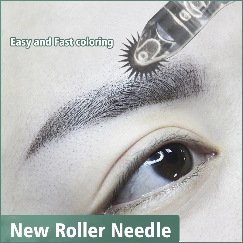 

Eyebrow Microblading Needles Roller 5Pcs Permanent Makeup Fog Eyebrow Shading Blades Embroidery Beauty Disposable for Manual Pen