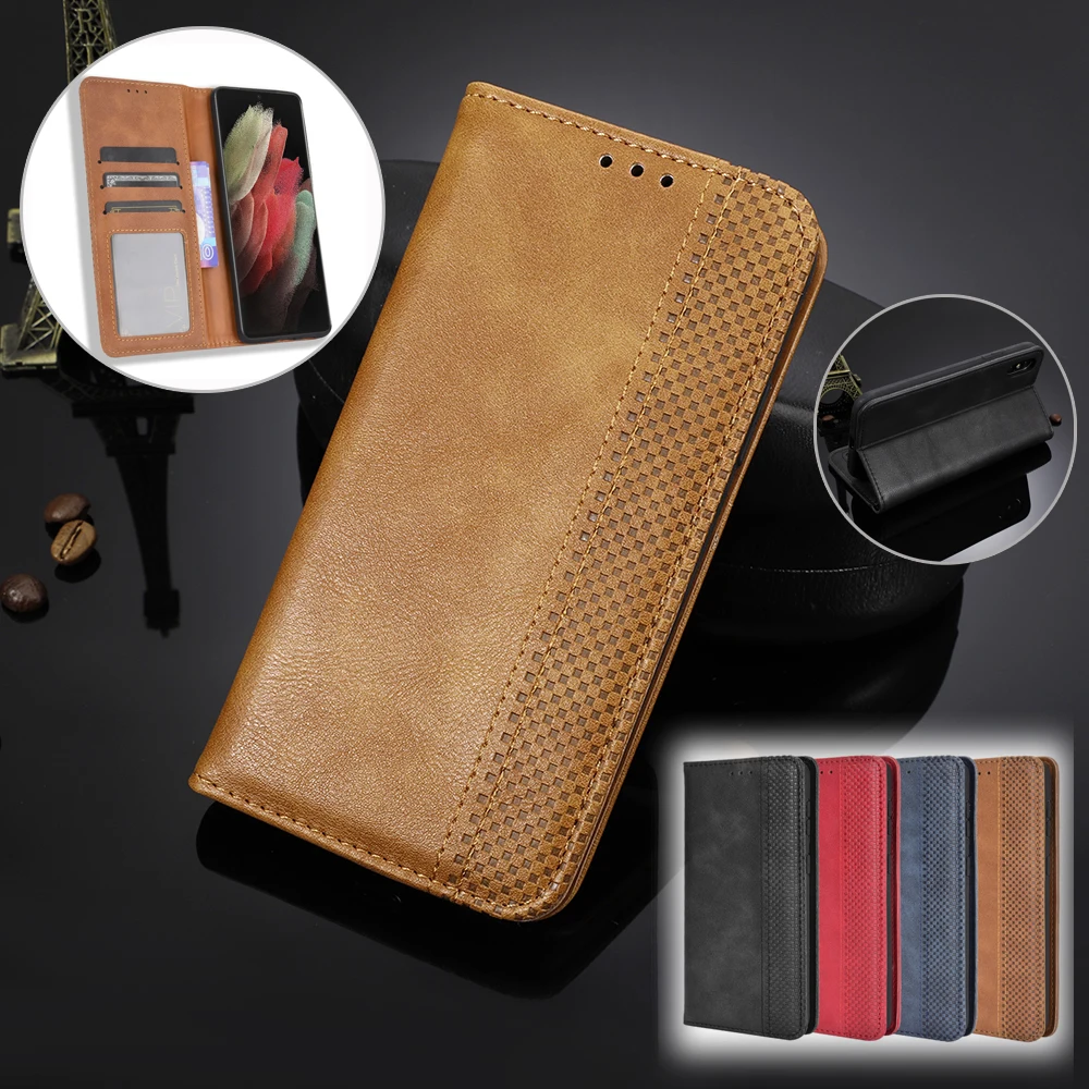 

For Xiamo Redmi Go 7A Note 8 8A K30 Note 8T 9S 10X 9 Power Wallet Magnetic Leather Flip Cards Stand Soft Cover Phone Case Cover