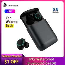 Newmsnr I9P сенсорные Bluetooth наушники с отпечатком пальца, HD стерео беспроводные наушники, игровая гарнитура с шумоподавлением