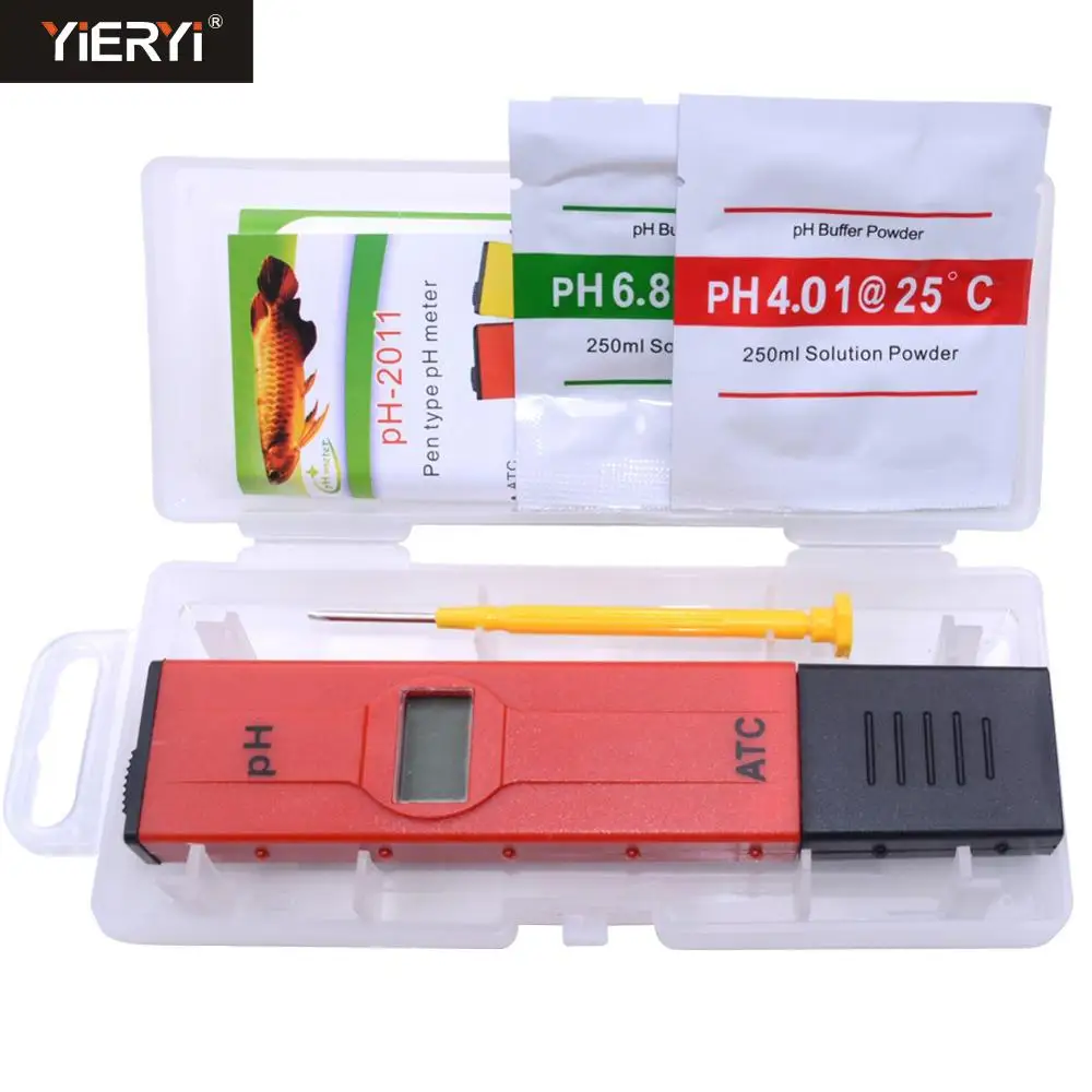 ATC PH Meter Yieryi TDS ph-метр PH/TDS/EC/TEMP метр цифровой монитор качества воды тестер серии для бассейнов, питьевой воды, аквариумов - Цвет: ATC PH Meter