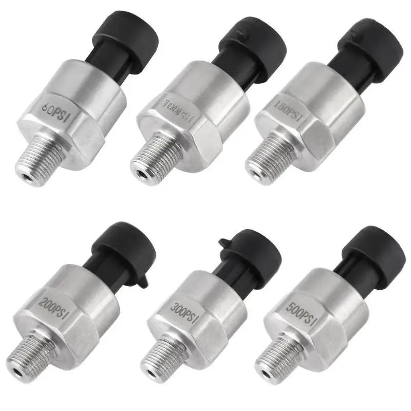 

1/8NPT Thread Pressure Sensor Transmitter Transducer Sender Sensor Reliability Durable for Oil Fuel Necessary Household Gadgets