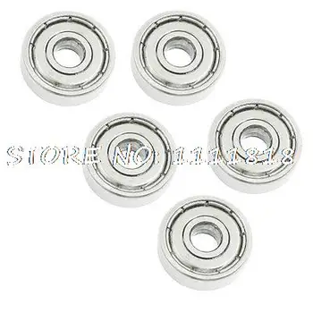 

5 Pcs 16mm x 5mm x 5mm Shielded Deep Groove Ball Bearing 625ZZ