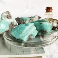 Sell 200g High Quality Gemston Spiritual Raw Caribbean Calcite Rough Stone For Christmas Decorations 2