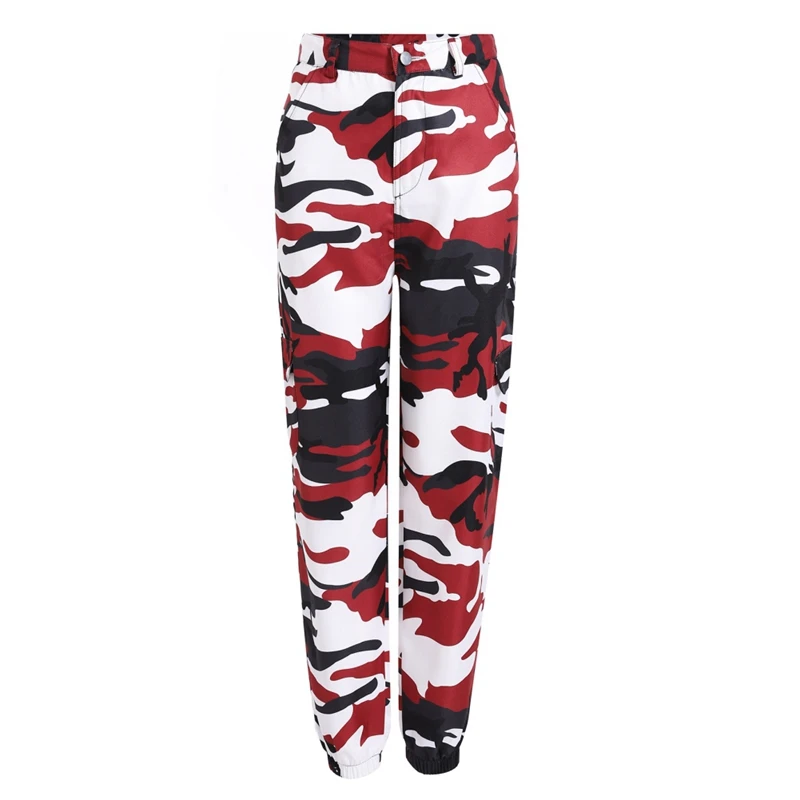 0137ZR Новинка, женские камуфляжные штаны с высокой талией, модные Pantalon, женские брюки размера плюс, 3XL, спортивные штаны, уличная одежда, камуфляжные штаны для женщин, X1 - Цвет: 0137ZR