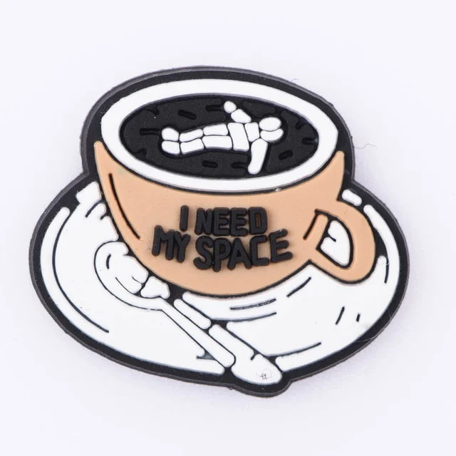 1 Pcs Music Croc Shoes Charms Camera Ticket Coffee Shoe Charm Accessories Cartoon Clog Shoes Musical Record Decoration Power Off P3808