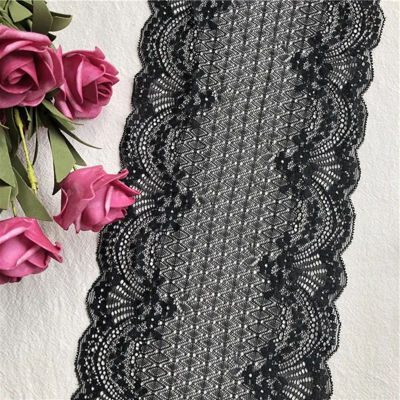 Dentelle E1242 rubans bricolage черный êtements couture и гипюровая ткань dentelle coloré ruban17cm | Дом сад