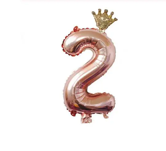 1 комплект, воздушные шары на день рождения, розовое золото, фольгированные шары, 1, 2, 3, 4, 5, 6 лет, праздничные украшения для дня рождения, Товары для детей - Цвет: Оливковый