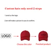 Summer unisex baseball cap multicolor casual choice baseball cap custom logo sandwich solid color hat printing brand text 4
