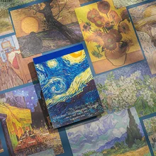 

60PCS/LOT Vintage Art Fashion The World Famouts Painting Theme Deco Paper Pack 140*100mm