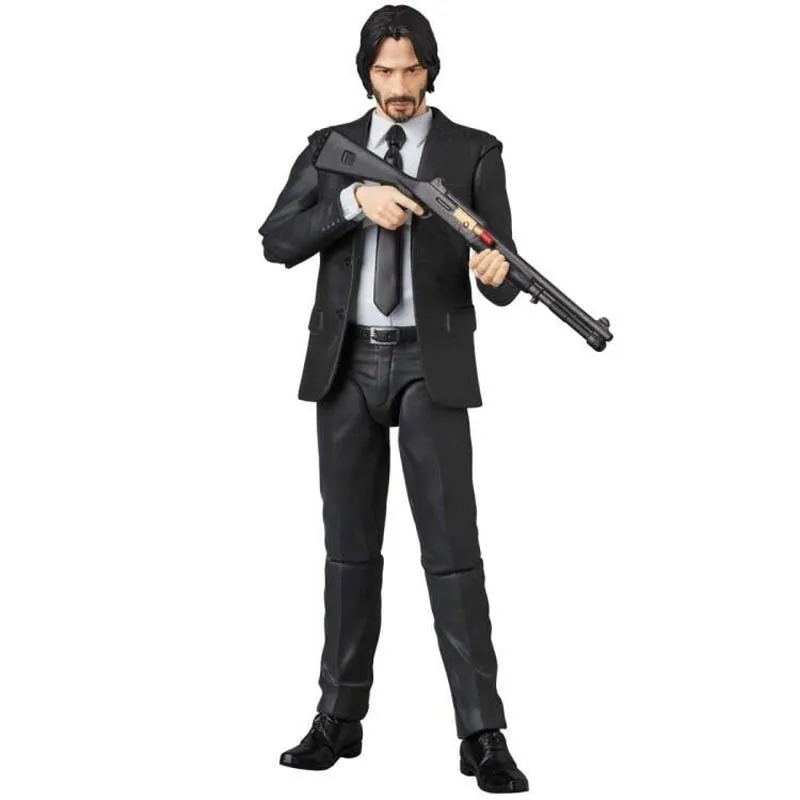 15cm New Type Mafex 085 JOHN WICK Chapter 2 Action Figure Collectible Model Toy