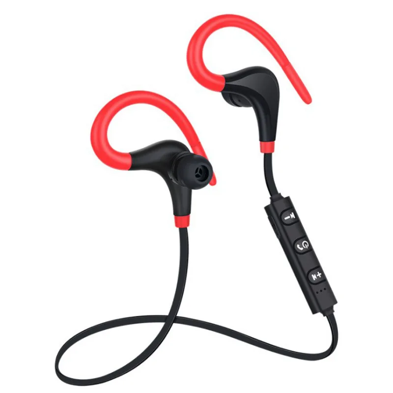 Bluetooth наушники, беспроводные наушники, мини гарнитура, Bluetooth гарнитура с микрофоном, скрытые Наушники для iPhone Androiand PK I8 TWS - Цвет: Красный