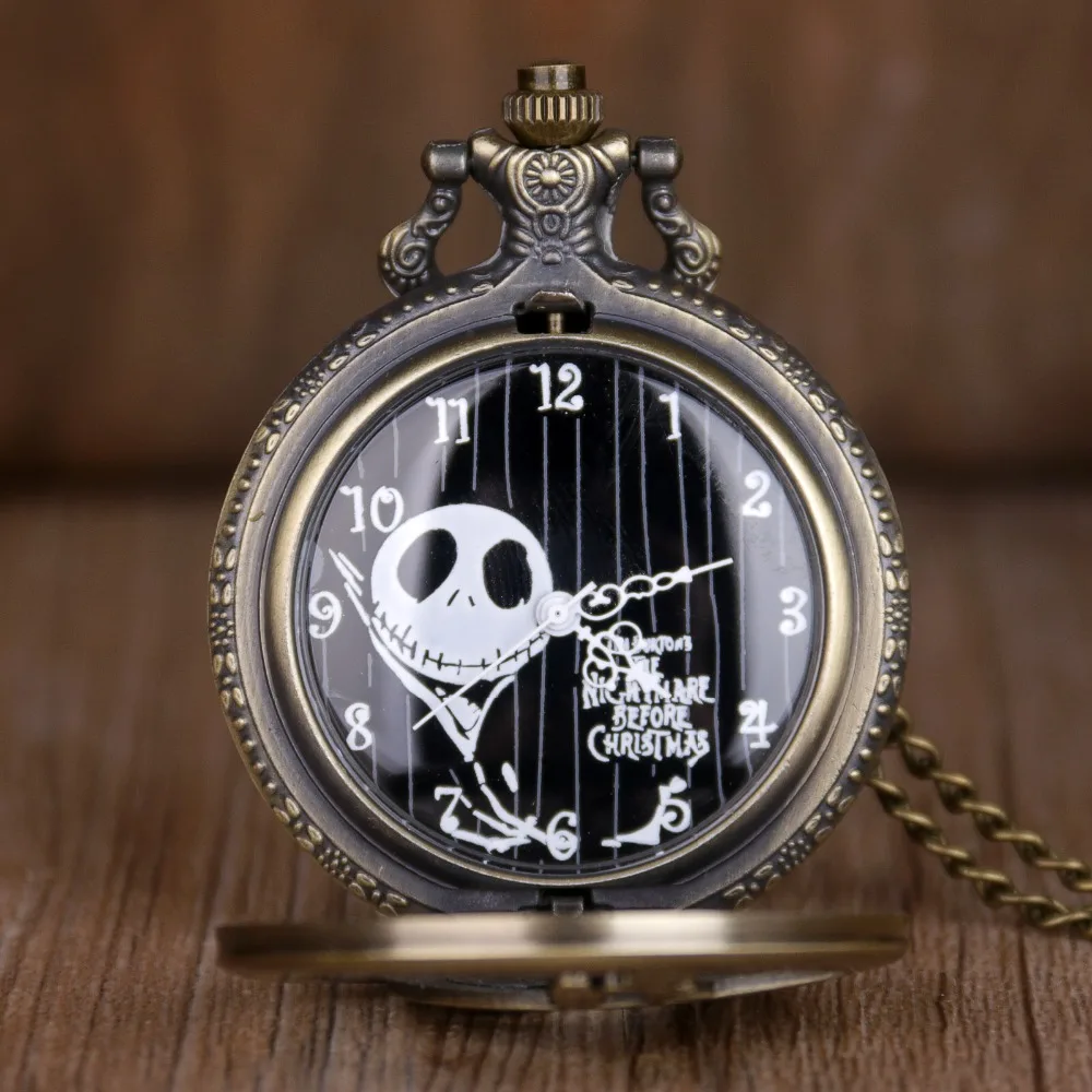 New-Fashion-The-Nightmare-Before-Pocket-Watch-Skull-Skeleton-Retro-Pendant-Chain-Necklace-Watches-Gift-TD2046 (2)
