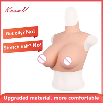 

KnowU Fake Boobs for Crossdresser Silicone Breast Forms Transgender Transvestite Silikonbrustprothesen Силиконовые формы груди