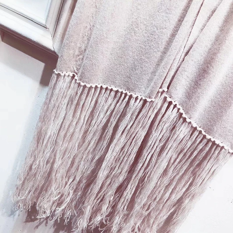 Fashion long Pink dress high quality designer long sleeve Beach Casual Appliques Cotton dress
