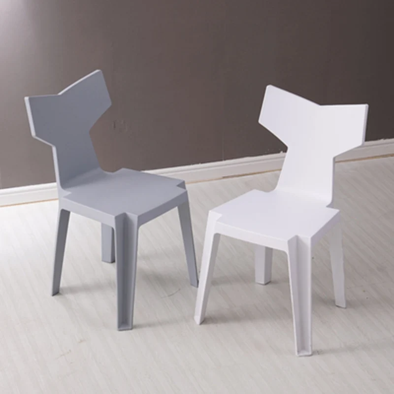 Free Shipping Nordic Ins Plastic Chair Dining Chairs Dining Rooms Office Meeting Computer Chair Family Bedroom Learning Lounge Dining Chair