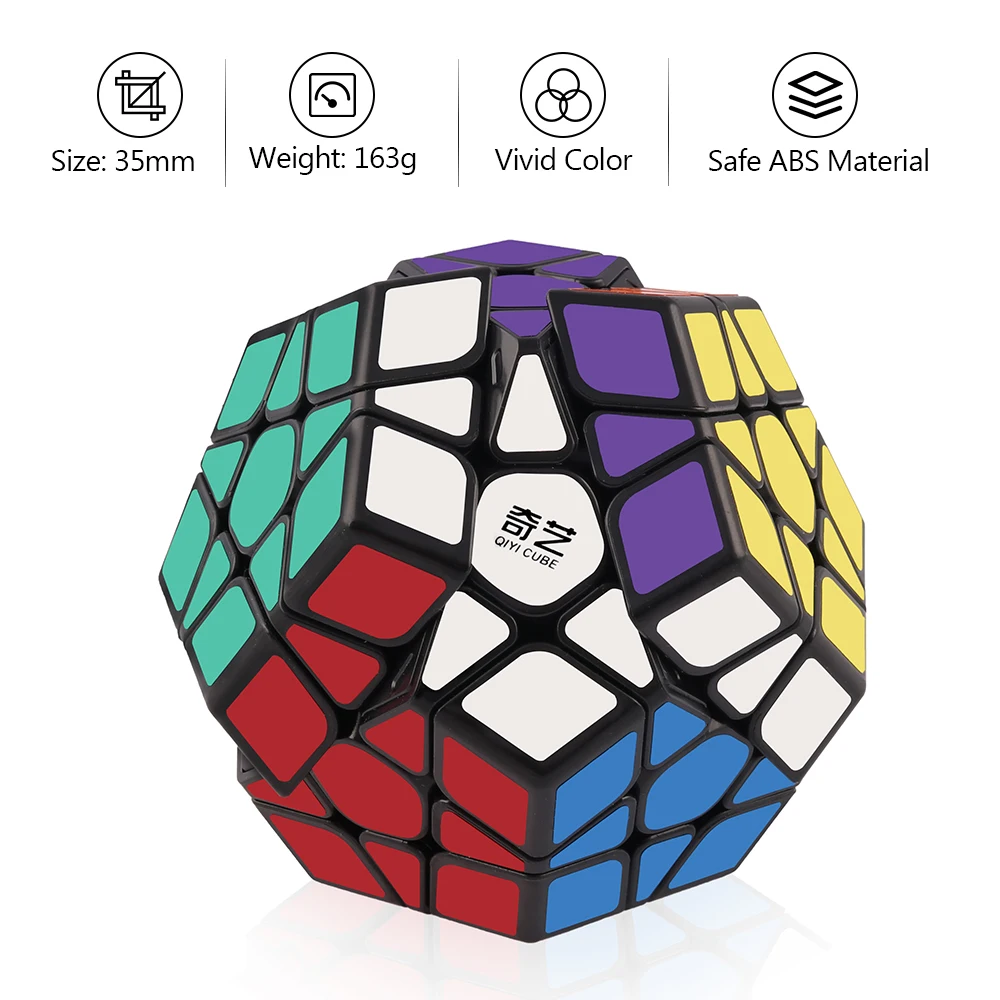 Qiyi cube qiheng S 3x3x3 megaminxeds волшебный куб qiyi 12 Сторон 3x3x3 скоростной куб qiyi 3x3 megaminxeds Головоломка magic cubo