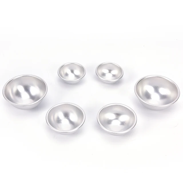 Creative Mold Bath Bombs Metal Aluminum Alloy Bath Bomb Mold 3D Ball Sphere Shape DIY Bathing Tool Accessories