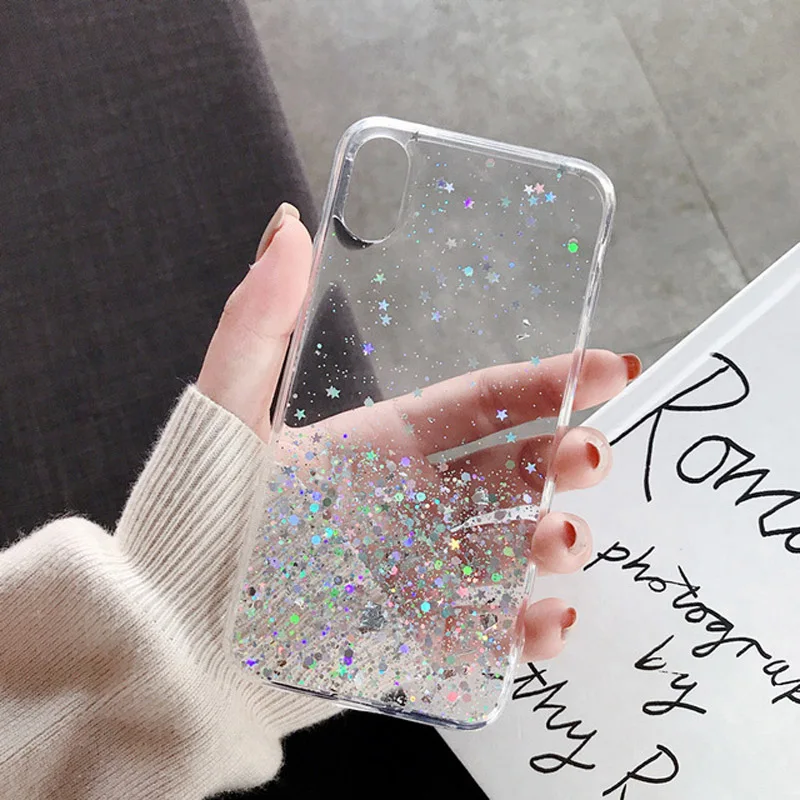 Thời Trang Bling Mềm Cover Dành Cho Huawei Honor 9A 8A 8X 8S 7A 7C 20 30 Pro 10i 20i 9 10 Lite P30 P40 Pro Lite Y5 Y6 Y7 2019 Ốp Lưng huawei pu case Cases For Huawei