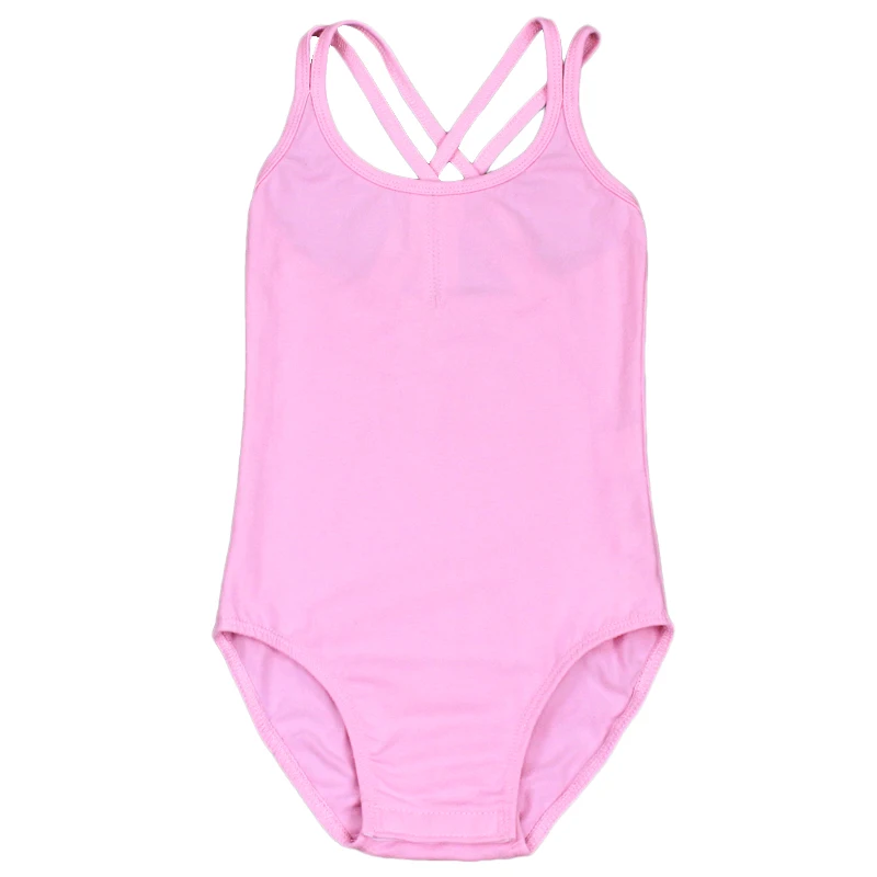 Girls Double Strap Ballet Gymnastics Leotard For Dance Bodysuit Dance Leotards Ballerina Clothes Children Unitard Dancewear
