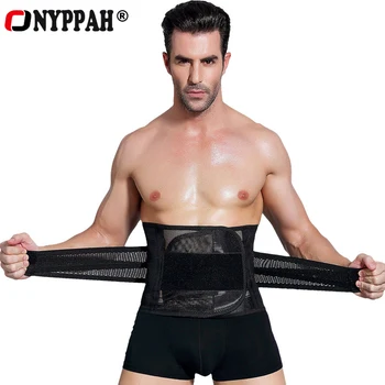 

ONYPPAH Featured Modeling Straps Waist Trainer Mens Slimming Abdomen Belt Belly Corset for Men Body Shaper Slimming Belt Straps