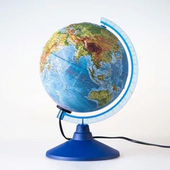 

Globus physical relief "Classic Euro", diameter 250 mm, with backlight