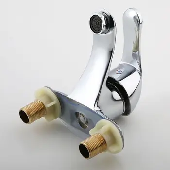 

Kitchen Faucet Sink Faucet Double Hole Single Lever Bathroom Basin Water Tap G6DB