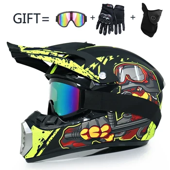 

Latest WLT-126 Motocross Adult Motocross Helmet ATV SUV Downhill Mountain Bike DH Hood Helmet Cross Helm Capacetes DOT Approved
