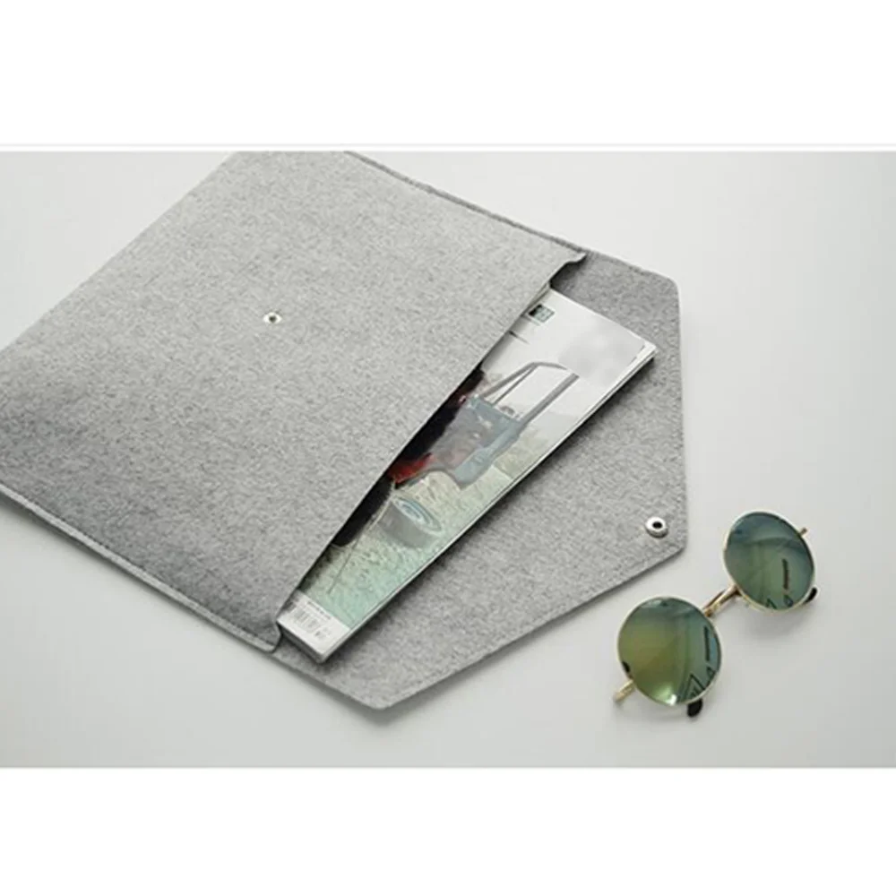 2 Pcs A4 File Folders Felt Folder Expanding Document Portable Holder Documents Briefcase Bag(Dark Grey and L | Канцтовары для офиса