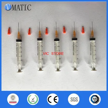 

Free Shipping 5Pcs 23G 1 Inch Te Dispensing Needle Tips Dispenser Needles For Plastic Syringe