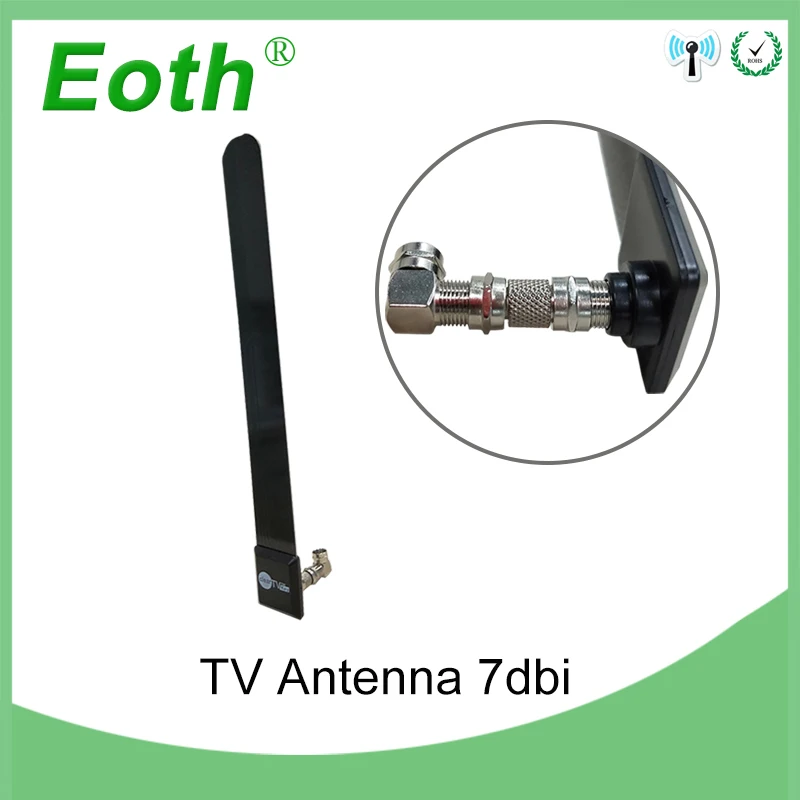 Eoth переключатель телевизора антенна HDTV Бесплатная цифровая Внутренняя ТВ палка