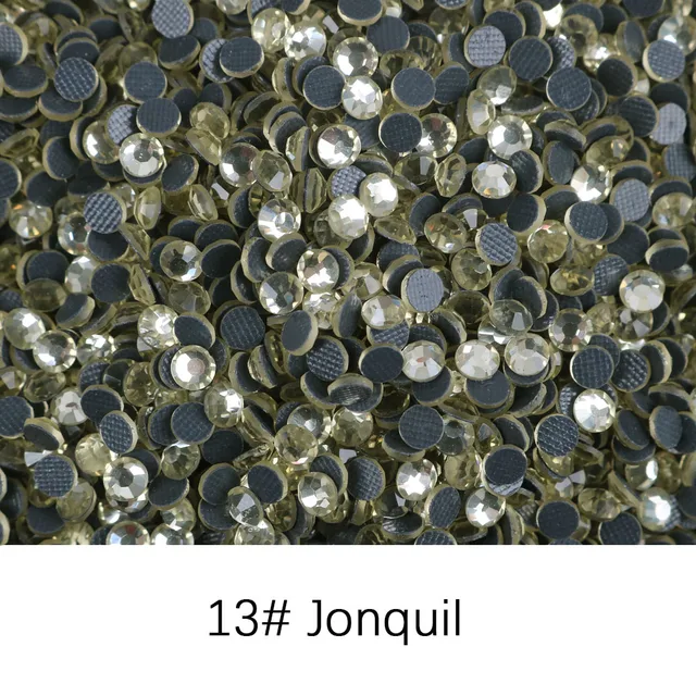1000 Gross 140,000Pcs  bulk Wholesale Big Pack DMC Hotfix Rhinestones   Crystal Glass  Better Stone With Glue On Stones 13