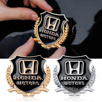 

2PCS 3D MOTORS Metal Car Styling Emblem Tail Body Badge Zinc Alloy Sticker for Honda Civic Accord Odyssey Spirior CRV SUV