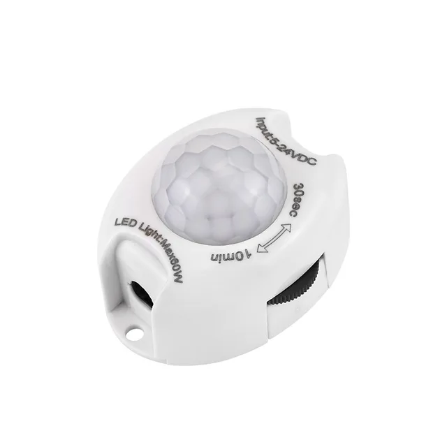Motion Sensor DC 5V 12V Light Switch Movement Detector Activated Timer Automatic Pir Motion Sensor ON OFF for LED Strip Light 3