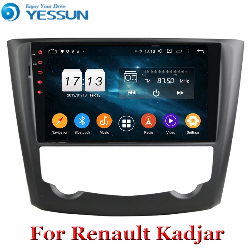 Flash Deal Android 9 Octa core Car Radio For Renault Kadjar 2016 2017 2018 2019 GPS Wifi Multimedia Player HD Touchscreen Head Unit Stereo 2
