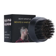 

Beard Brush for Men Round Natural Boar Bristle Beard Brush for Soften Facial Hair Beard Styling Tool Mustache Comb
