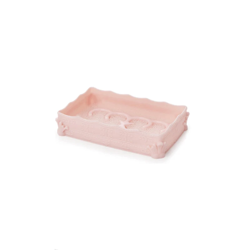 pink Европейская раковина для ванной комнаты дренаж для мыла коробка губчатое мыло коробка PP подставка для губок мыльница со стоком мыльница Подставка под Инструменты держатель - Цвет: pink