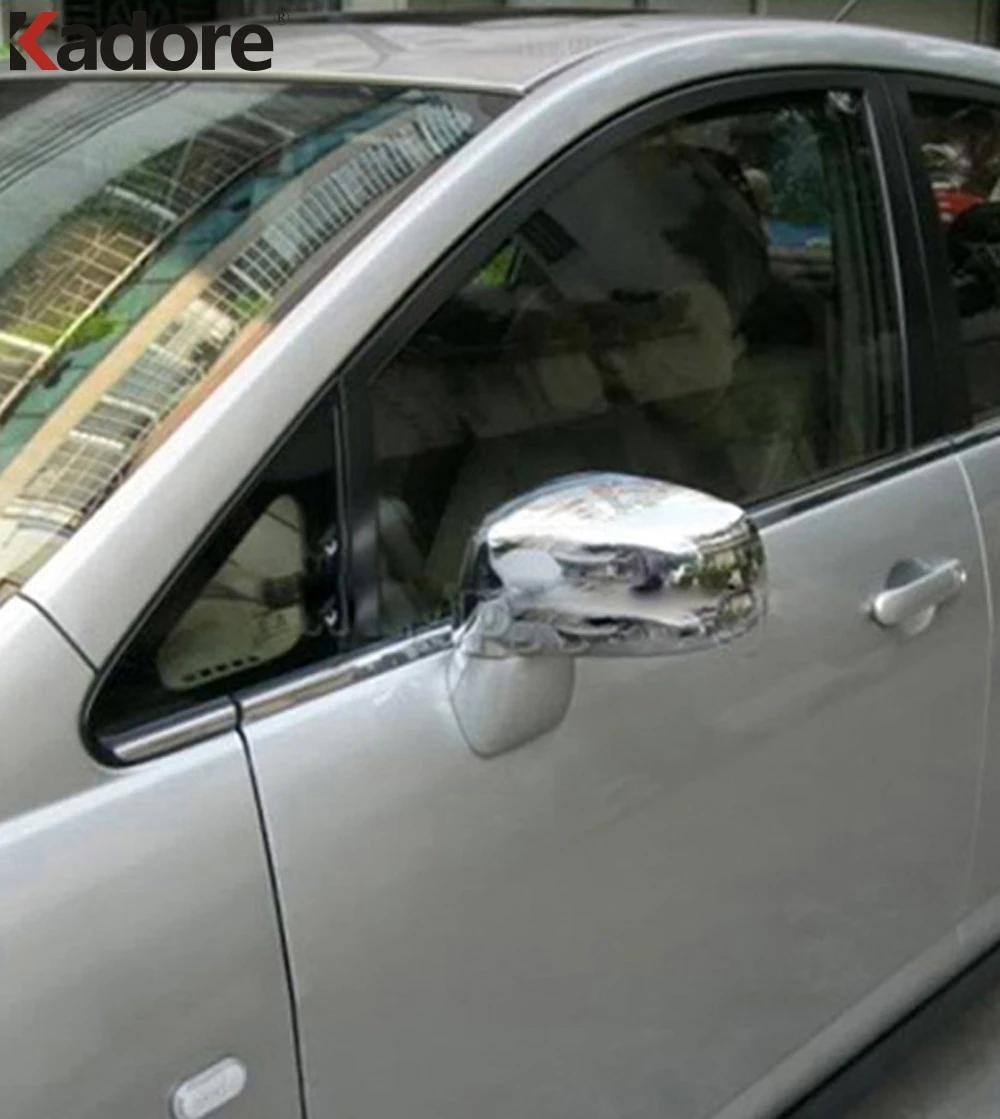 Для хэтчбека Nissan Tiida 2008 2009 2010 хромированная крышка бокового зеркала заднего вида