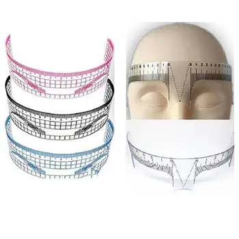 

Reusable Eyebrow Stencil Makeup Measure Symmetrical Tattoo Ruler Ideal to use prior to micro-blading and permanent make up.