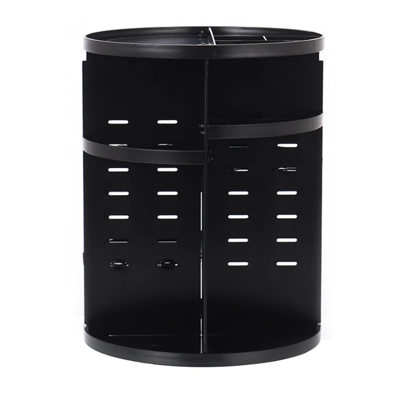 Top New 360-degree Rotating Makeup Organizer Brush Holder Jewelry Organizer Case Jewelry Makeup Cosmetic Storage Box Shelf