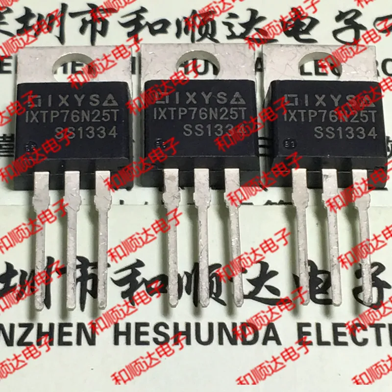 

5 шт./лот IXTP76N25T TO-220 250V 76A