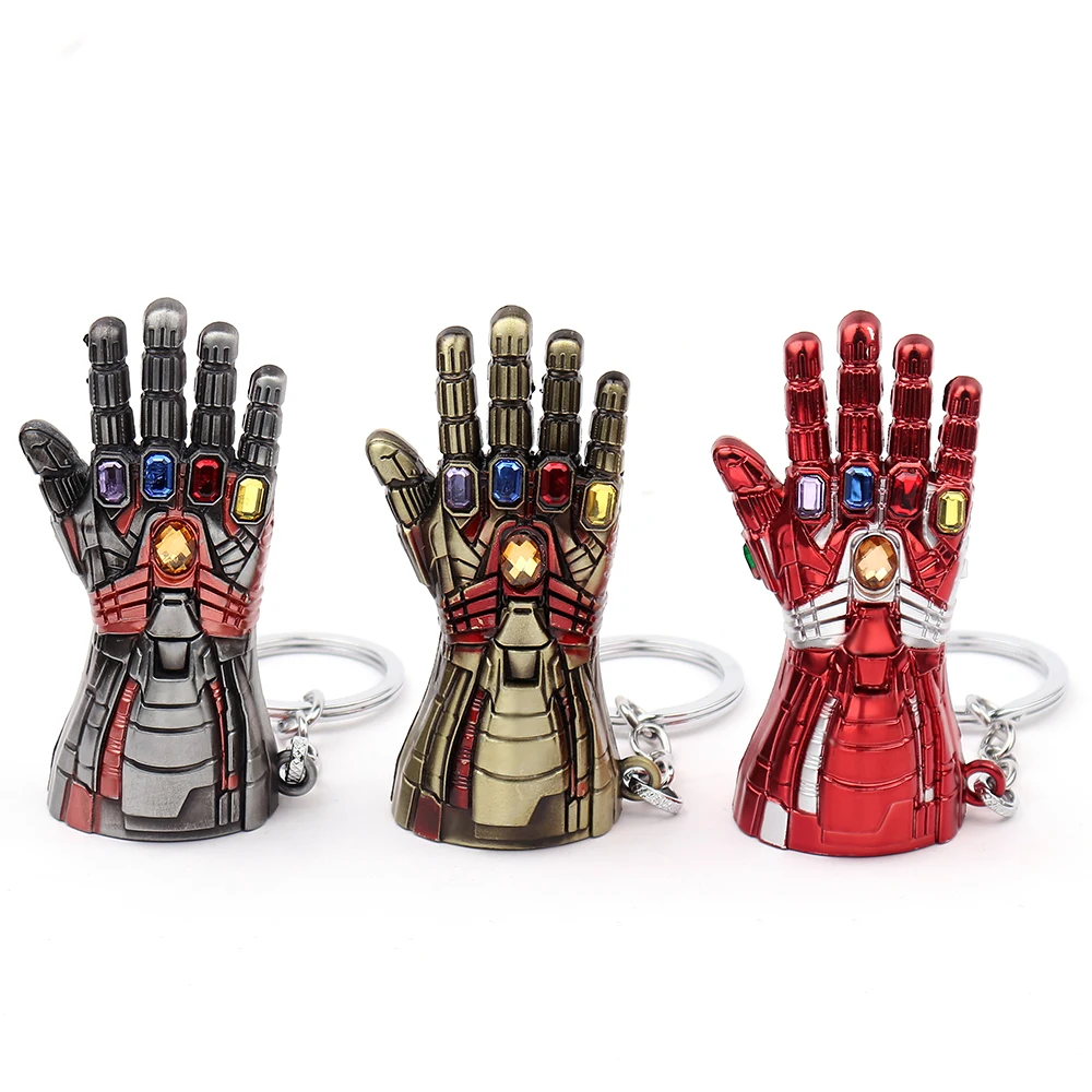Мстители 4 перчатка Халка брелок для ключей Endgame Infinity War Gauntlet брелок для ключей кулон Халк ювелирные изделия брелок