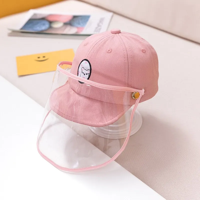 

New Children's Anti - Spittle Hat Baby Hat For Spring Removable Isolation Child Protection Hat Baby Hat