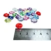 HL 50/100/Pcs 12mm Mixed Color Transparent Acrylic Buttons Apparel Sewing Accessories DIY Crafts 3