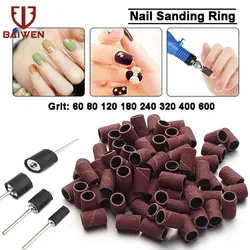 Jeu de disques abrasifs, grain #60 #600, manchons abrasifs, bandes de ponçage avec mandrin de ponçage de 2.35mm 3.17mm pour outils rotatifs Dremel, nouveau 