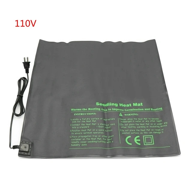 52X52Cm 45W Palánta Hőszőnyeg Növényi Vetőmag Csírázás Meleg Hidroponikus Fűtőpad - Image 2